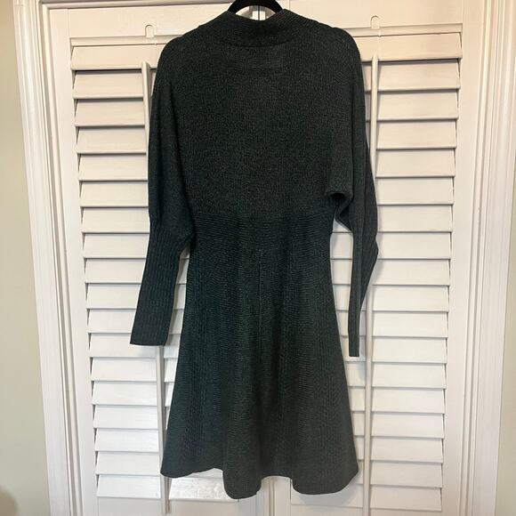 Moda Green Wool Blend Dress Size Large - Picture 2 of 7